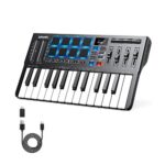 MIDI DONNER DMK-25 PRO Teclas Sensibles a La Velocidad y 8 Pads RGB. - Imagen 2