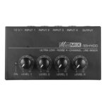 EL MICROMIX MH400 ES UN MEZCLADOR DE LINEA DE 4 CANALES