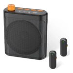 AMPLIFICADOR DE VOZ PORTATIL CON MICROFONOS RECARGABLE